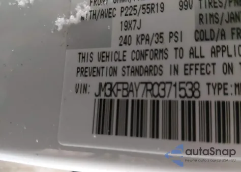 2024 Mazda Cx-5 2.5 Carbon Turbo from USA, damaged, VIN JM3KFBAY7R0371538